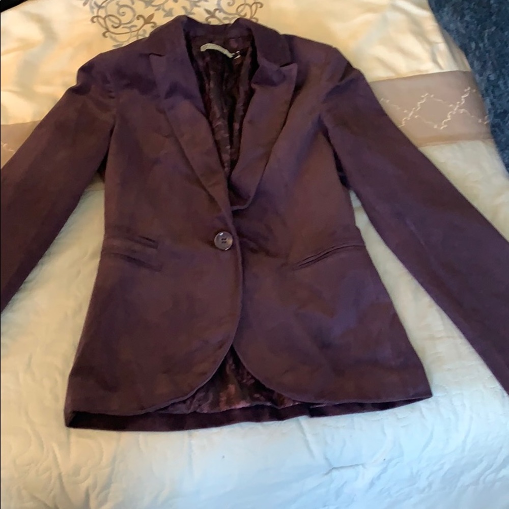 Beautiful plum color jacket, made in Europe